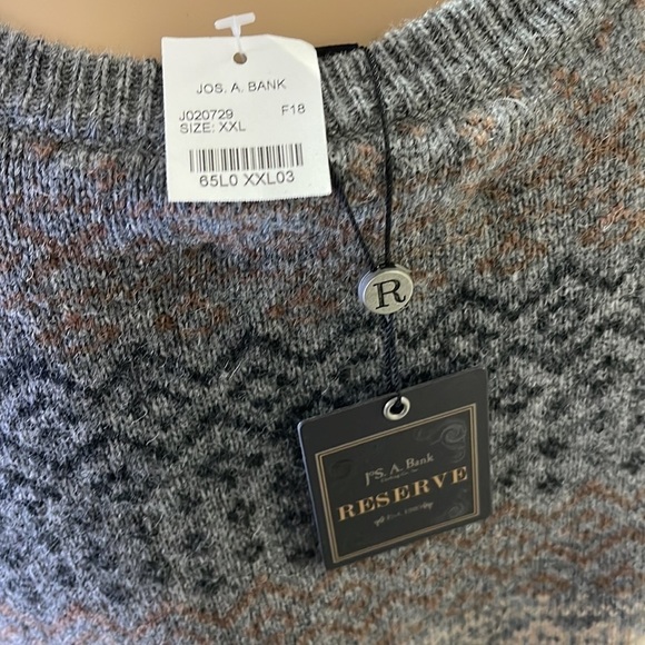 JOS. A. Bank Reserve men’s V-neck sweater size XXL - Picture 5 of 6
